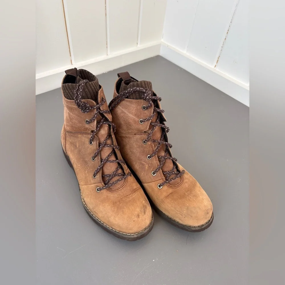 The North Face Ballard II Lace-Up Waterproof Boots – Brown Leather – Size 9.5